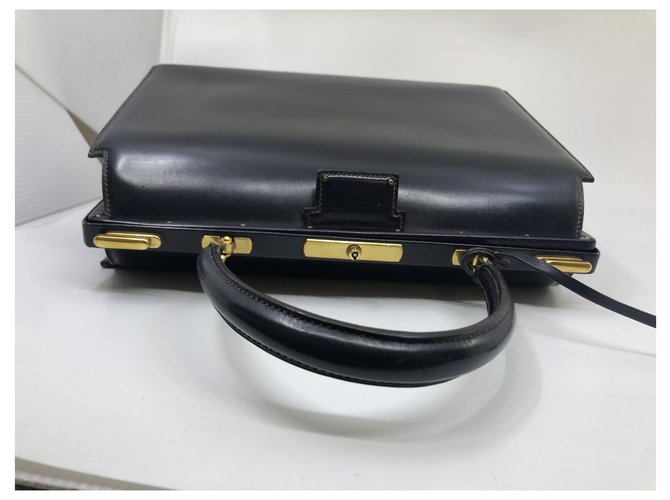 Hermès Arzttasche Marineblau - Ansicht 9