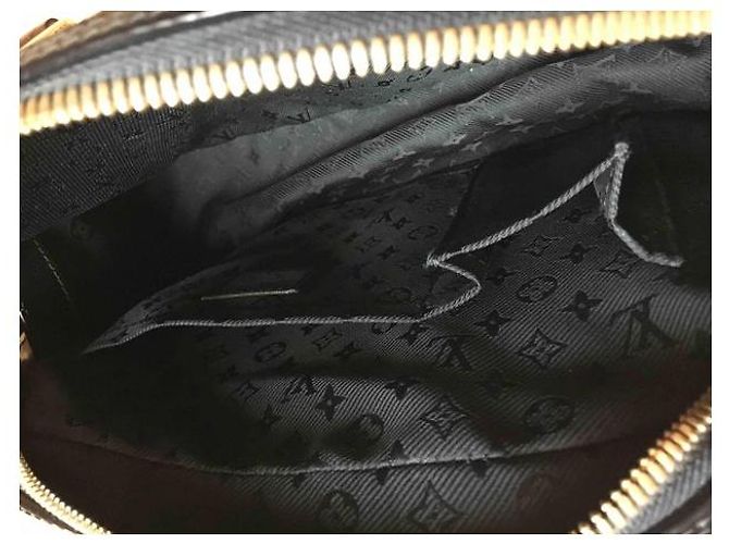 Borsa Bowling Louis Vuitton Marrone Scuro Pelle Esotica - vista 4