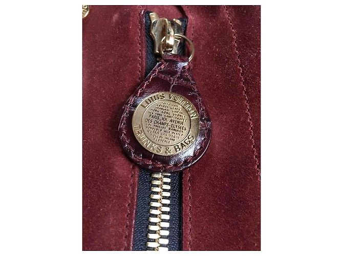 Borsa Bowling Louis Vuitton Marrone Scuro Pelle Esotica - vista 5