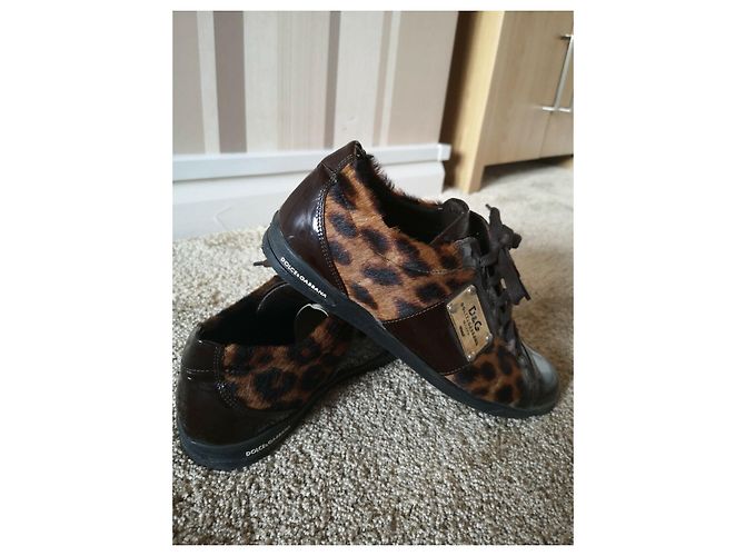 Dolce & Gabbana Derbies en peau de poney léopard Dolce & Gabbane Imprimé léopard - vue 6