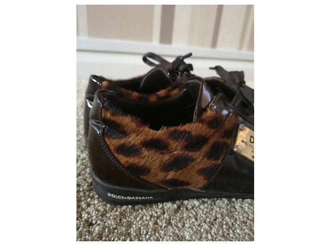 Dolce & Gabbana Derbies en peau de poney léopard Dolce & Gabbane Imprimé léopard - vue 7
