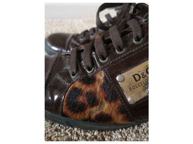 Dolce & Gabbana Derbies en peau de poney léopard Dolce & Gabbane Imprimé léopard - vue 8