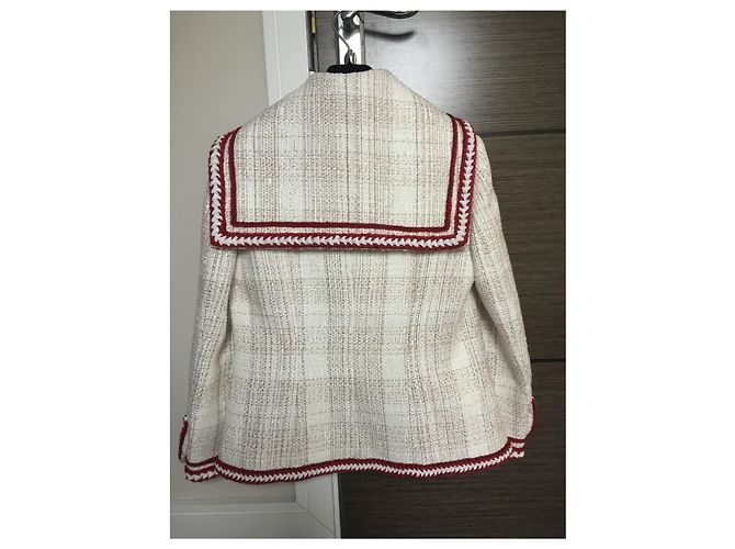 Chanel Hamburg 2018 Tweed Jacke Weiß - Ansicht 5