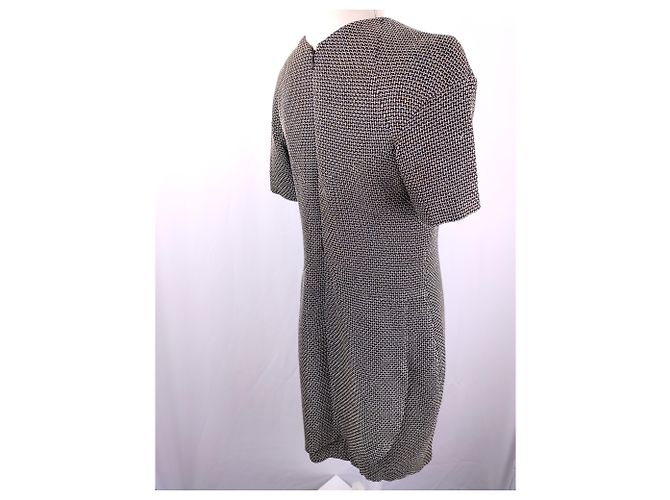 Cambon Chanel Mesh Kleid Beige Golden Grau - Ansicht 10