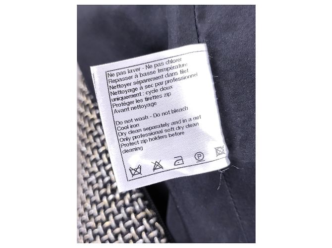 Cambon Chanel Mesh Kleid Beige Golden Grau - Ansicht 3