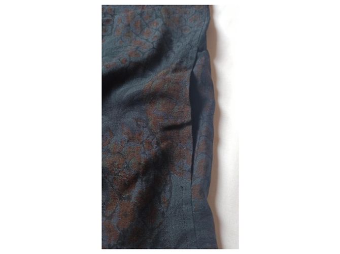 Emanuel Ungaro Parallel Tunika Kleid Wolle grau braun Anthrazitgrau - Ansicht 3