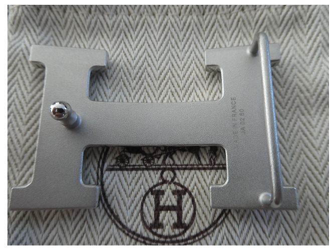 Hermès Loop 5382 in brushed palladium-plated steel Silvery - view 5