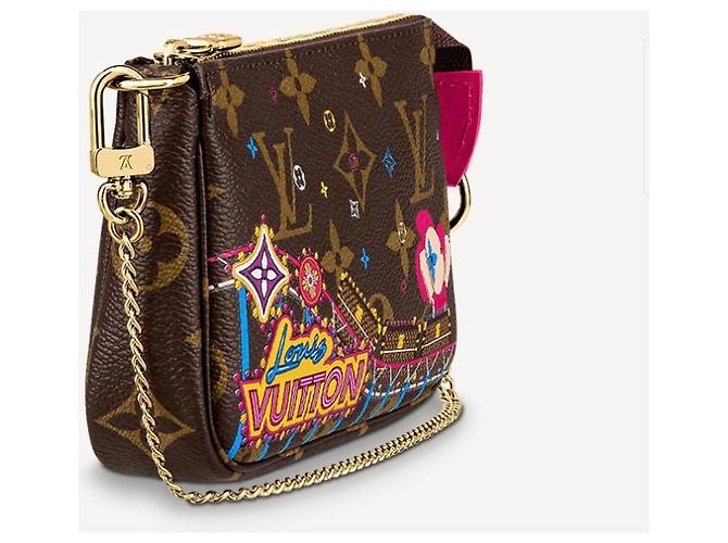 Louis Vuitton LV Mini Pochette Accessoires Weihnachten Braun - Ansicht 4