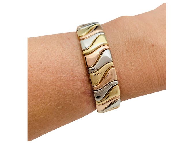 Bracciale Marina B.. tre ori. - vista 6