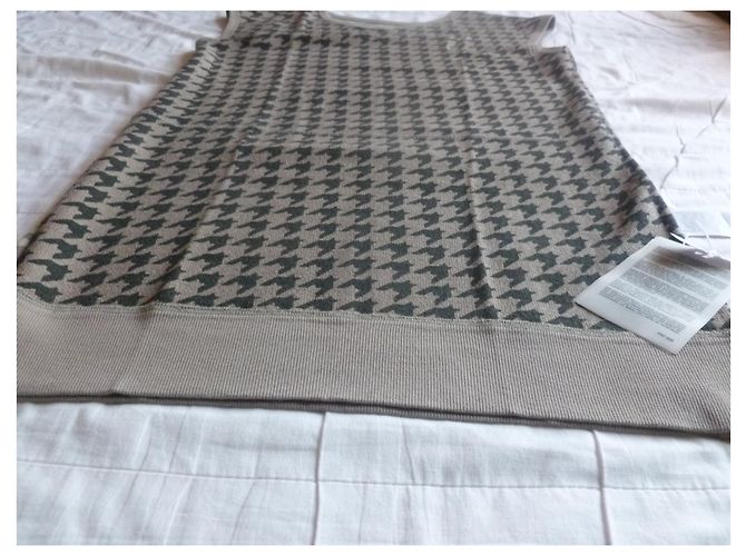 abito / tunica in cotone foderato PENNYBLACK Taupe - vista 17