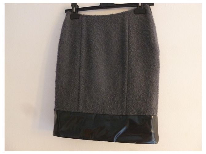 Falda de mezcla de lana PENNYBLACK Gris antracita - vista 12