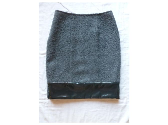 Falda de mezcla de lana PENNYBLACK Gris antracita - vista 2