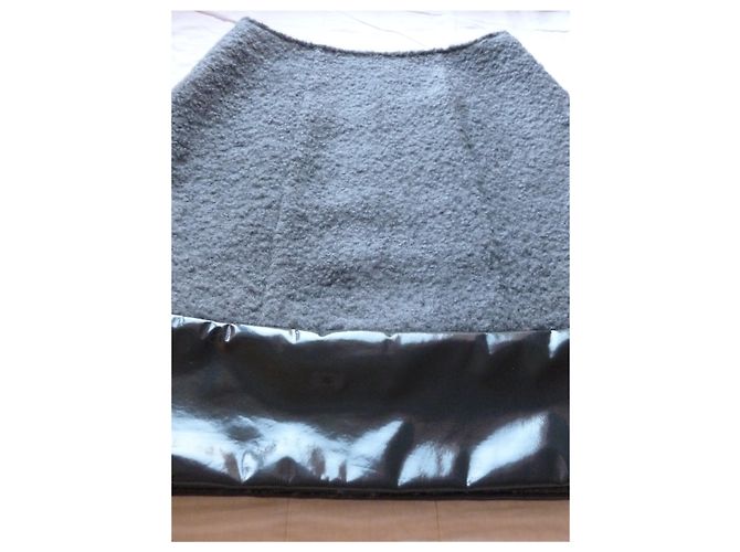 Falda de mezcla de lana PENNYBLACK Gris antracita - vista 3