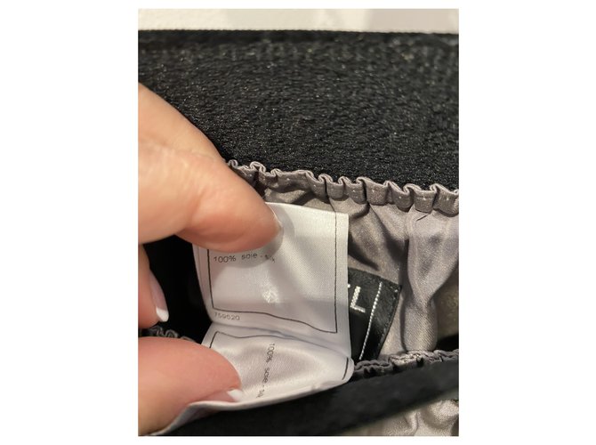Chanel gonne Nero Grigio - vista 2