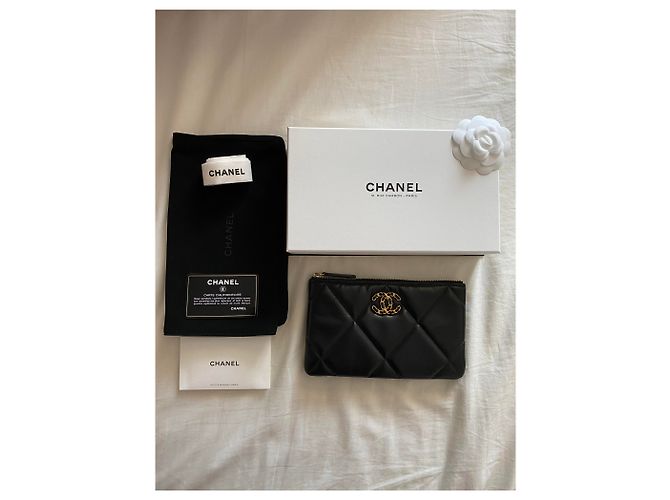 Cambon Clutch Chanel 19 Nero - vista 6