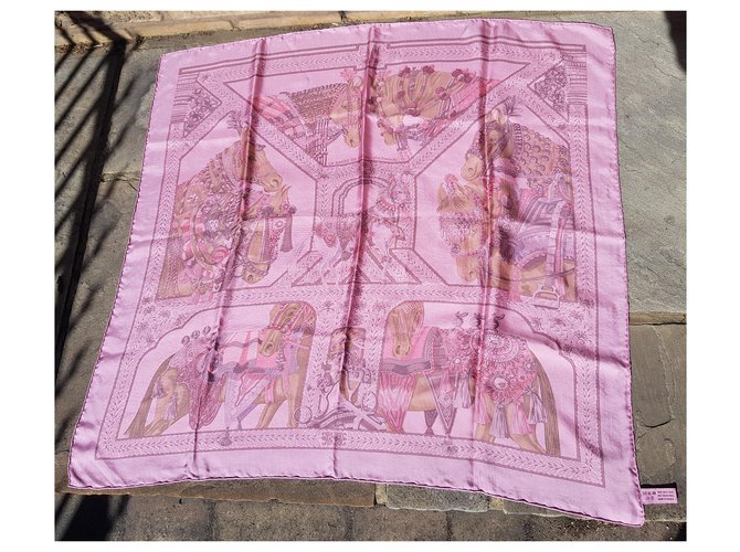Hermès La Danse du Cheval Marwari Rosa - vista 11