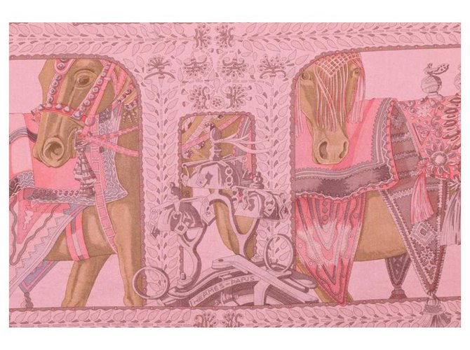 Hermès La Danse du Cheval Marwari Rosa - vista 4