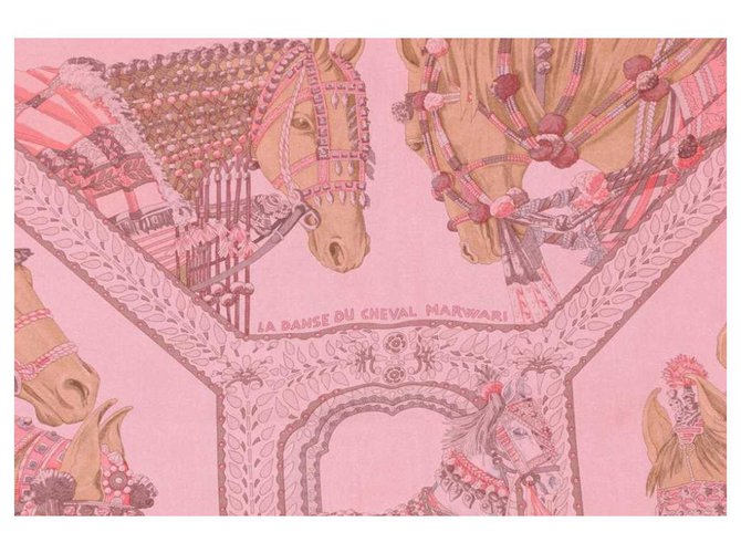 Hermès La Danse du Cheval Marwari Rosa - vista 5