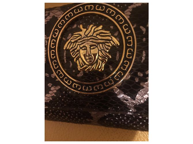 Versace portafoglio in pitone - vista 10