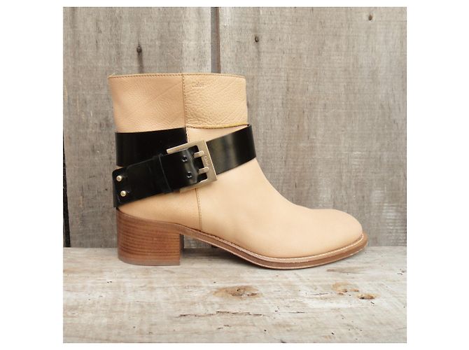 Chloé p Stiefel 35,5 neue Bedingung Beige - Ansicht 2