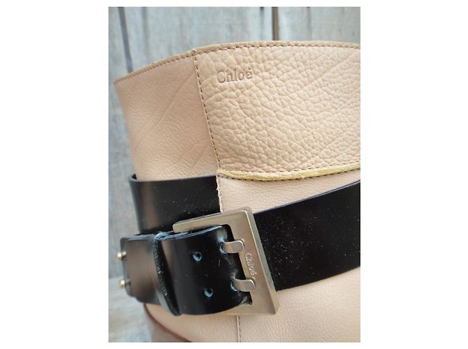 Chloé p Stiefel 35,5 neue Bedingung Beige - Ansicht 3