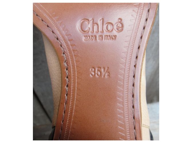 Chloé p Stiefel 35,5 neue Bedingung Beige - Ansicht 8
