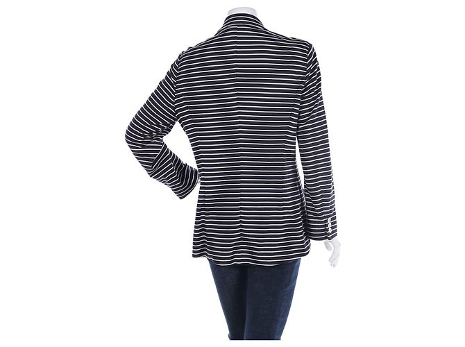 Blazer a righe Bogner blu e avorio - vista 2