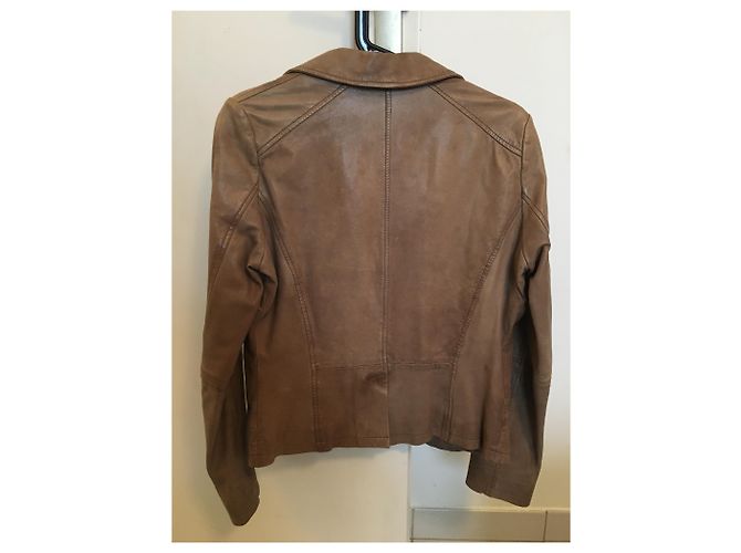 Ikks Lammfelljacke Beige - Ansicht 3
