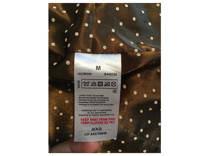 Ikks Lammfelljacke Beige - Ansicht 4