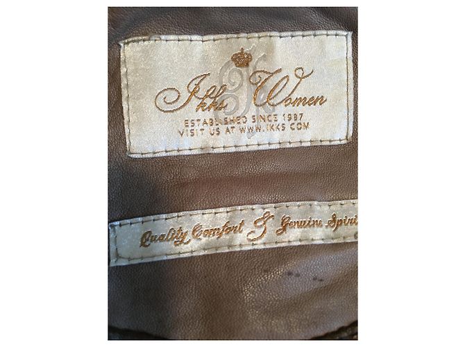 Ikks Lammfelljacke Beige - Ansicht 6