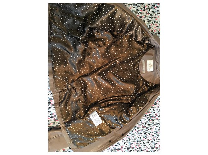 Ikks Lammfelljacke Beige - Ansicht 7