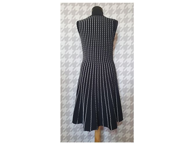 Hale Bob Kleid Schwarz Weiß Größe M - Ansicht 3