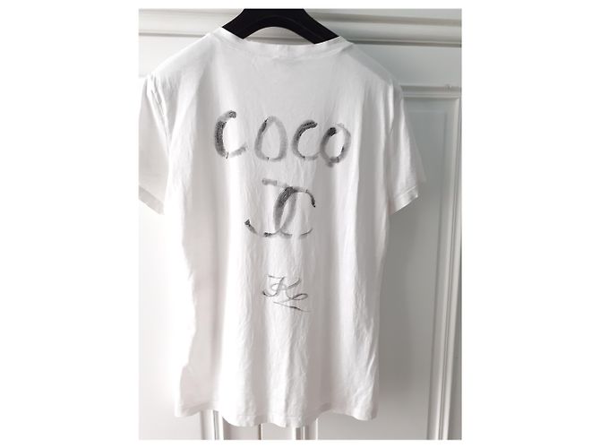 Cambon Maglietta Tag Chanel Bianco - vista 6