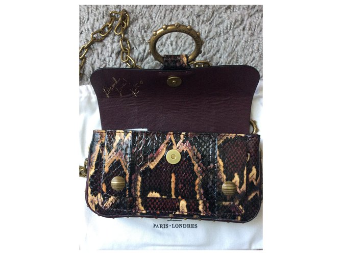 Zadig & Voltaire Kate wallet snake Python print Exotic leather ref