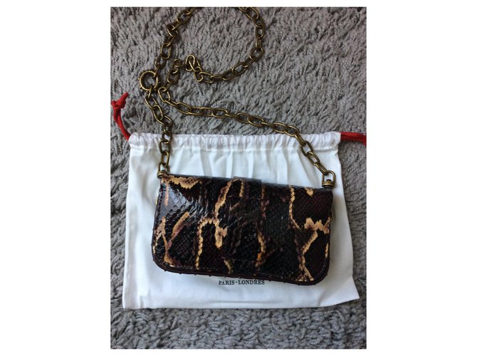 Zadig & Voltaire Kate wallet snake Python print Exotic leather ref
