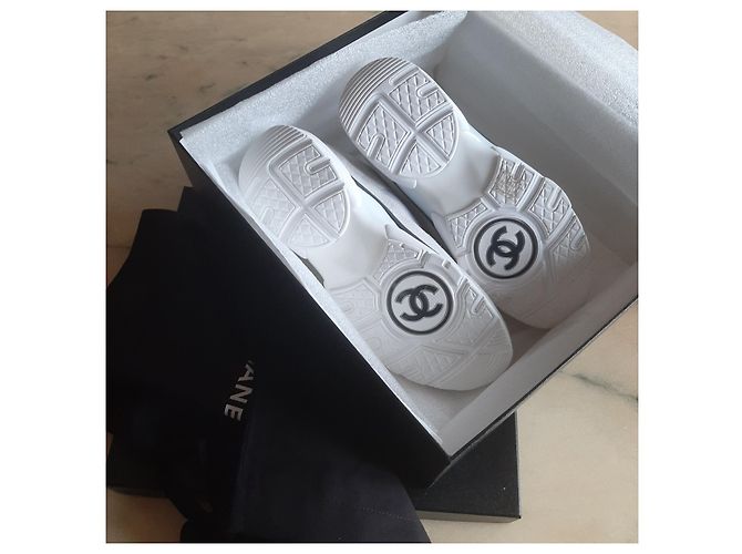 Scarpe da ginnastica Chanel Bianco - vista 3