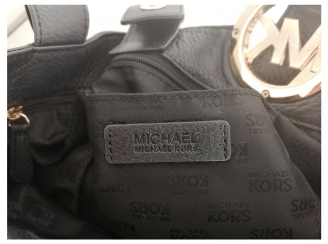 Borsa Michael Kors in pelliccia nera Nero - vista 3