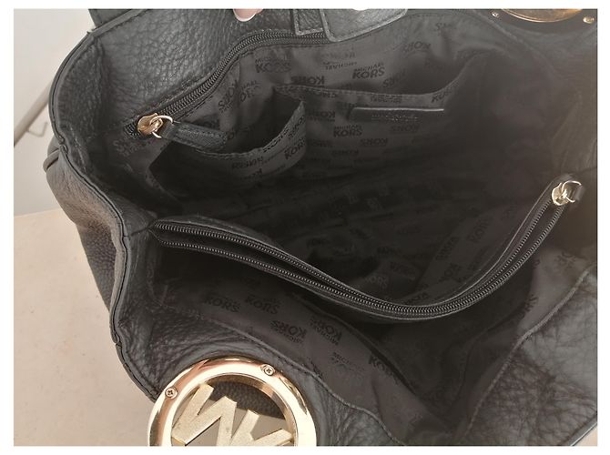 Borsa Michael Kors in pelliccia nera Nero - vista 4