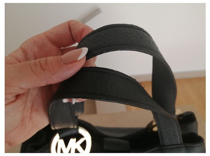 Borsa Michael Kors in pelliccia nera Nero - vista 8