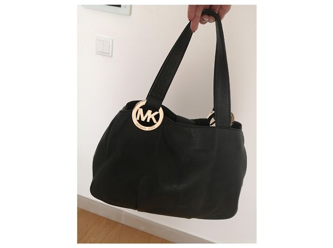 Borsa Michael Kors in pelliccia nera Nero - vista 9