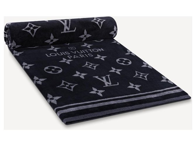 Louis Vuitton Serviette de plage LV neuve Noir - vue 2