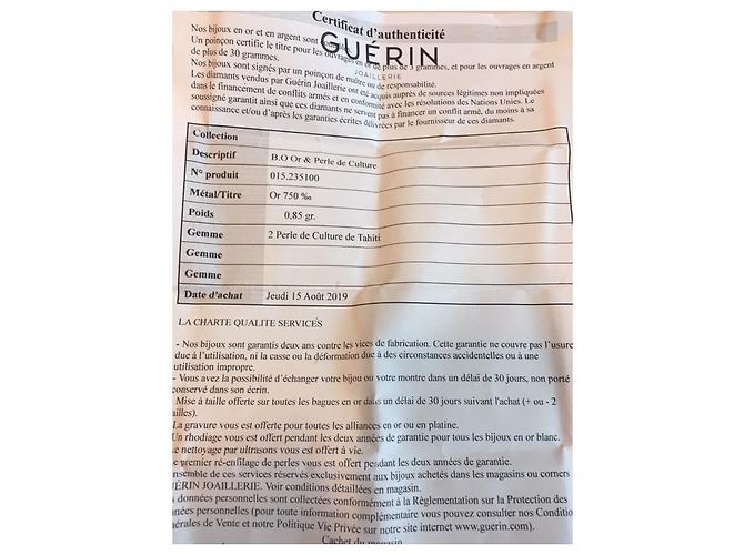 Autre Marque Ohrringe, Tahitian graue Perlen - Ansicht 9