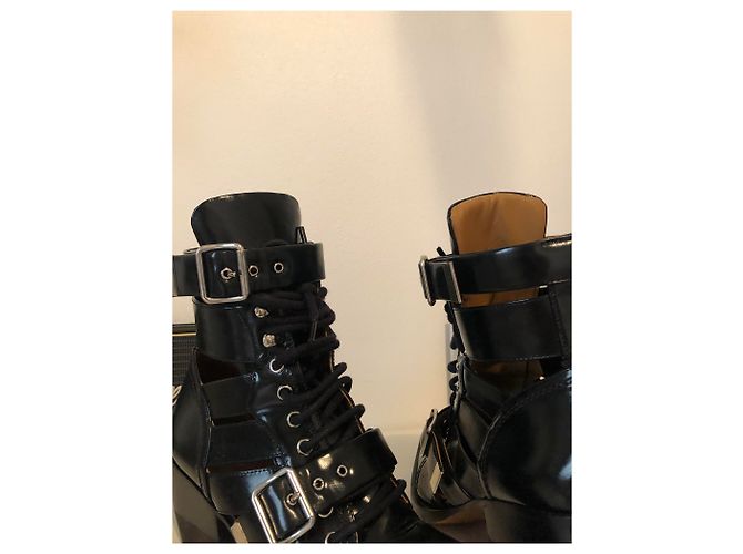 Stivaletti Chloé Reilley in pelle nera Nero - vista 5