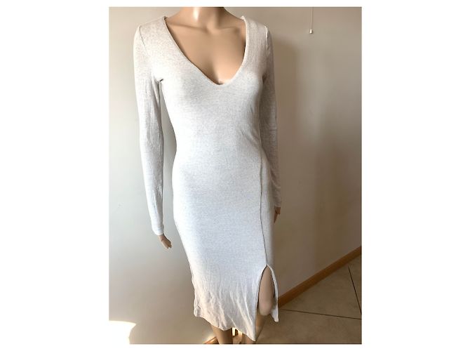 Vestido KOOKAÏ de lana gris - vista 2