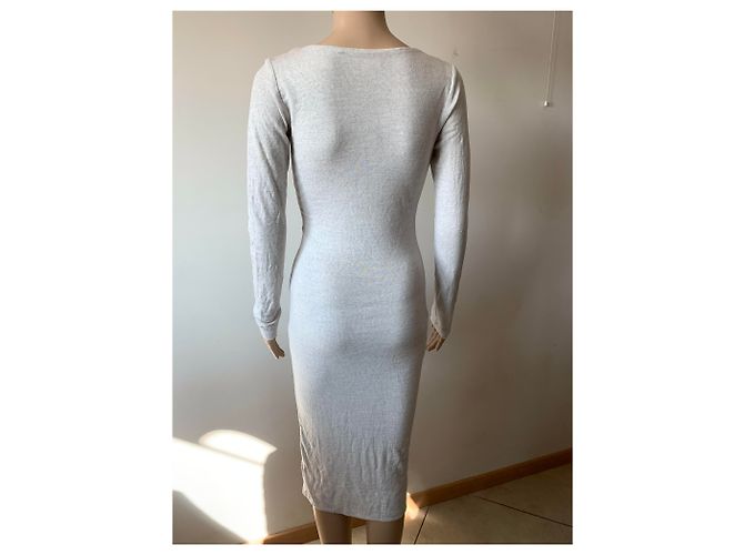 Vestido KOOKAÏ de lana gris - vista 4