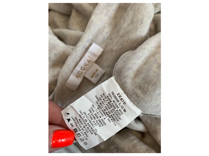 Vestido KOOKAÏ de lana gris - vista 5
