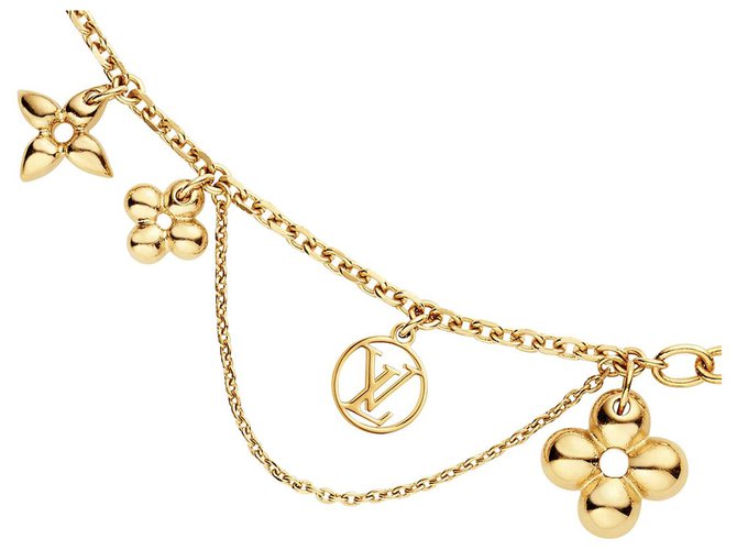Louis Vuitton Collana LV Blooming Gold hardware - vista 2