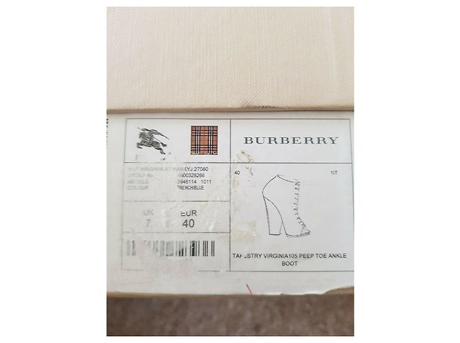 Stivaletti Burberry Prorsum Virginia con punta aperta Multicolore - vista 11