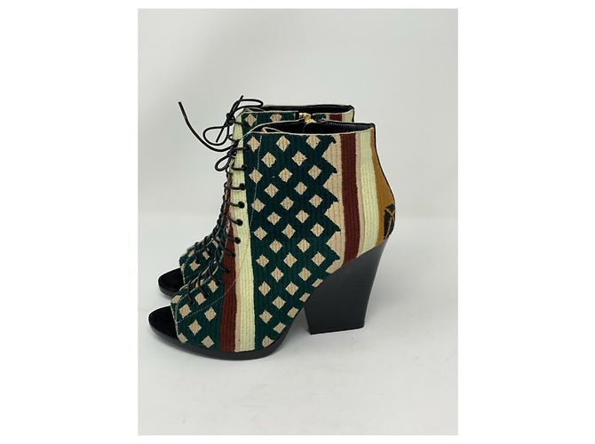 Stivaletti Burberry Prorsum Virginia con punta aperta Multicolore - vista 2