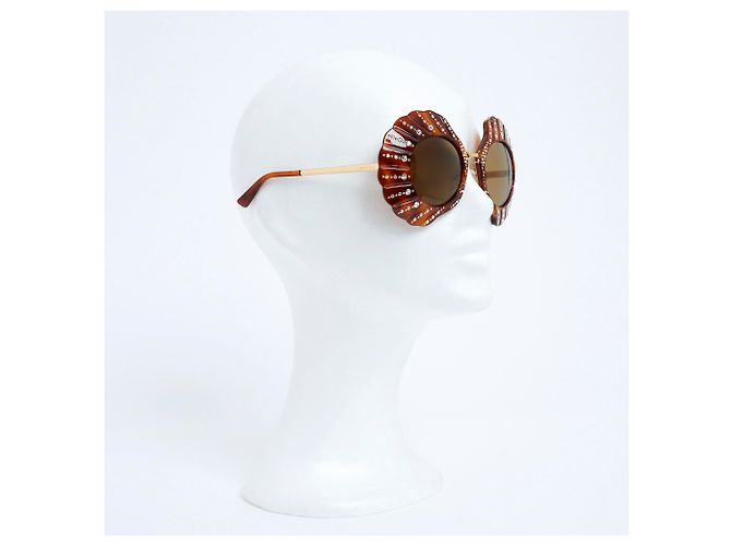 Gucci GAFAS DE SOL REDONDAS EDICIÓN LIMITADA CON CRISTAL - vista 3
